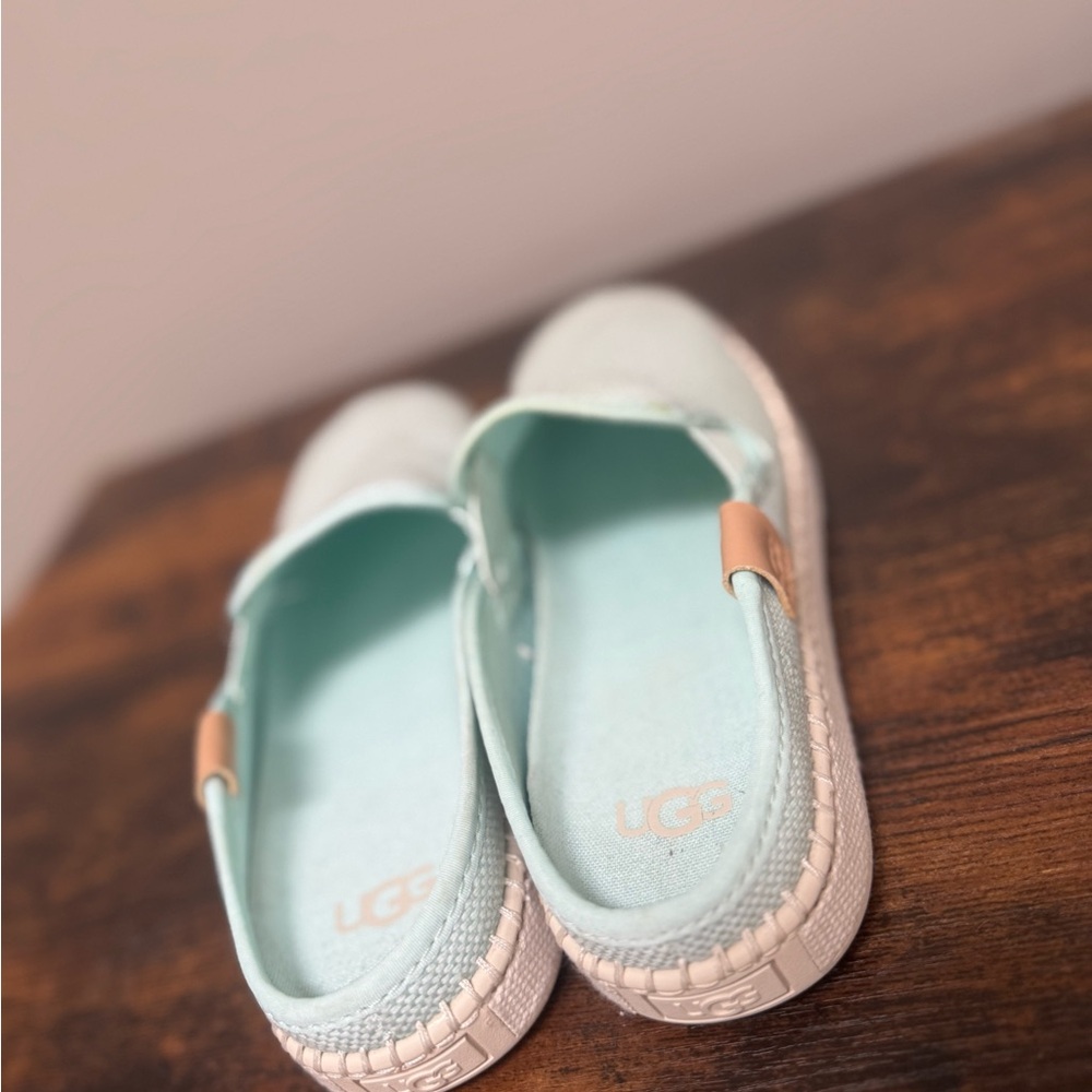 UGG Light Blue Slip-On Slippers - Picture 7 of 9